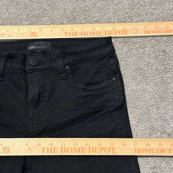 Kut From The Kloth 4P Jeans Natalie Fab Ab High Rise Cotton Blend Bootcut Black - Picture 9 of 9